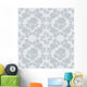 Seamless Ornament Floral Gray