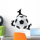 Football Women Soccer Wall Mural