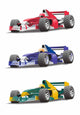Formula One Racecars Wall Decal