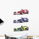 Formula One Racecars Wall Decal