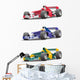 Formula One Racecars Wall Decal