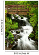 bridge over wahkeena falls Wall Mural
