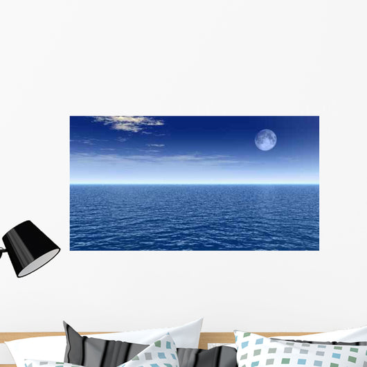 Moon Wall Decal Design 2