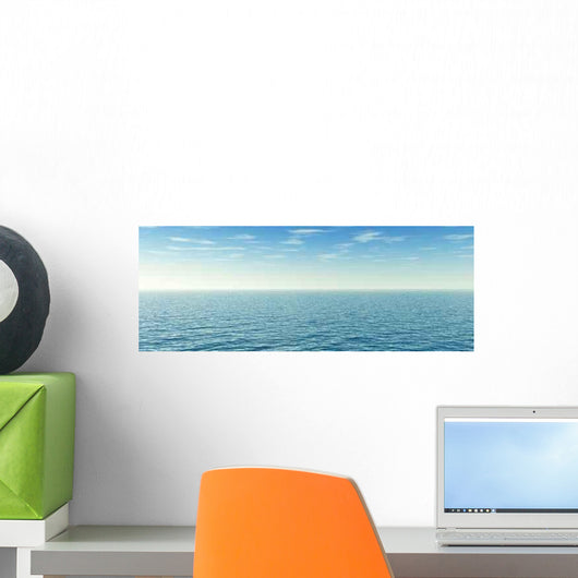 Open Ocean and Sky (Wide Shot) Wall Decal Design 2