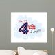 4th of July independence day - vector illustration Wall Decal