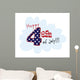 4th of July independence day - vector illustration Wall Decal