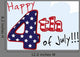 4th of July independence day - vector illustration Wall Decal