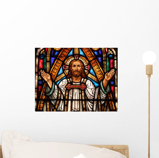 Stained Glass Window Jesus