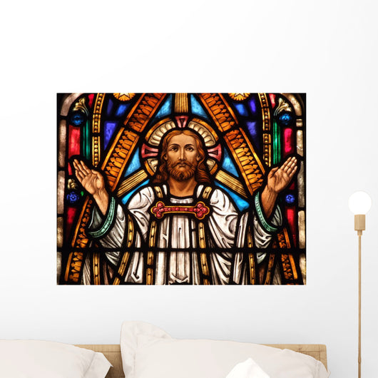 Stained Glass Window Jesus