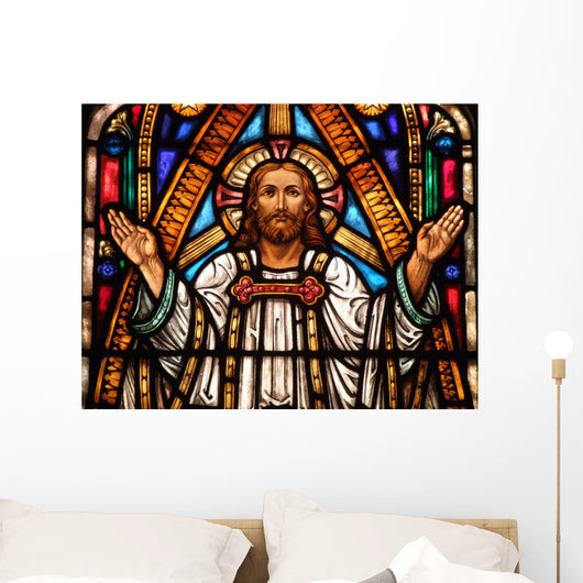 Stained Glass Window Jesus