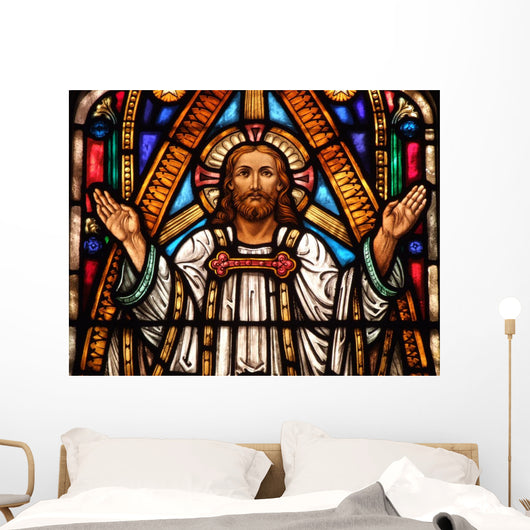 Stained Glass Window Jesus