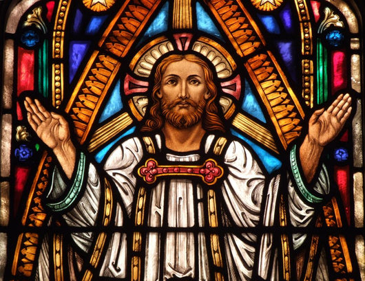 Stained Glass Window Jesus