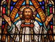 Stained Glass Window Jesus