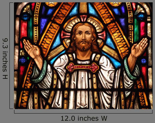 Stained Glass Window Jesus