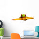 Frog on a Pencil Wall Decal