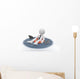 Businessman Floating Life Preserver Wall Decal