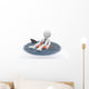 Businessman Floating Life Preserver Wall Decal