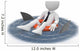 Businessman Floating Life Preserver Wall Decal