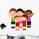 five kids Wall Decal