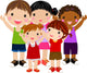 five kids Wall Decal