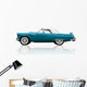 Classic Blue Car Wall Decal