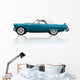 Classic Blue Car Wall Decal