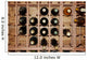 Bright Wine Rack Wall Mural
