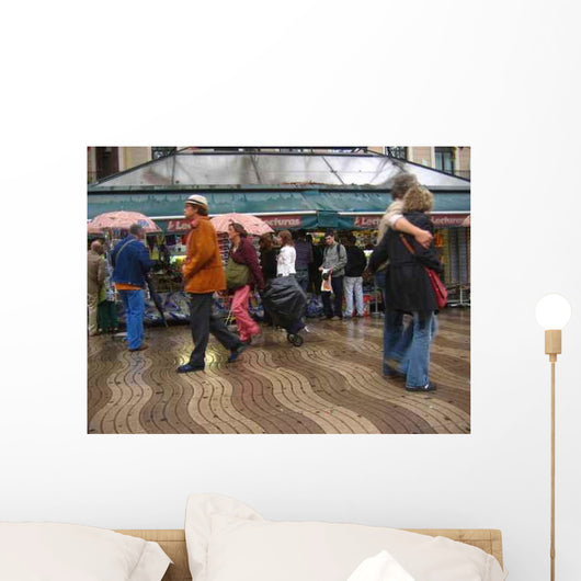 Ramblas Barcelona 1 Wall Decal