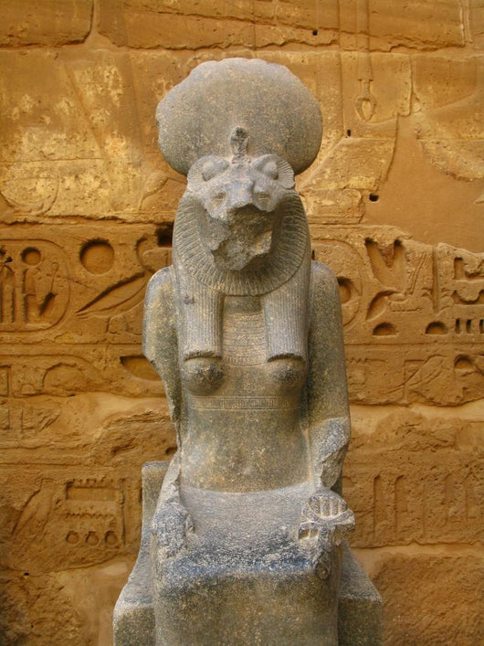 Statue Sekhmet Goddess Temple