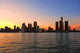 Detroit Skyline Sunset Wall Decal