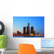 Detroit Skyline Dusk Wall Decal