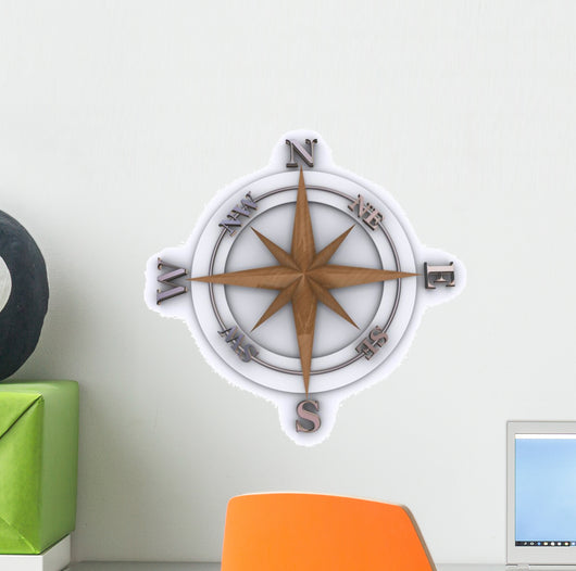 Compass Wall Decal
