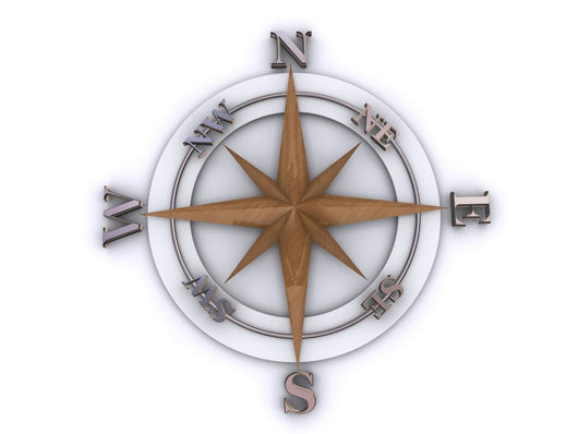 Compass Wall Decal