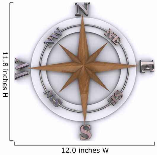 Compass Wall Decal