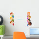 Cute Cartoon Kids Frame Wall Decal Sticker Set