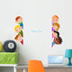 Cute Cartoon Kids Frame Wall Decal Sticker Set