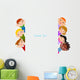Cute Cartoon Kids Frame Wall Decal Sticker Set
