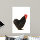 Black Cock Wall Decal