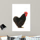 Black Cock Wall Decal