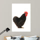Black Cock Wall Decal