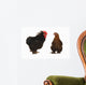 Cock and Hen Wall Decal