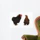 cock and  hen Wall Decal