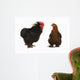 cock and  hen Wall Decal
