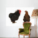 cock and  hen Wall Decal
