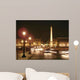 Place De La Concorde by night Wall Mural