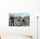 poor people working in a rubbish dump Wall Mural