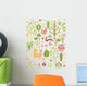 Seamless Forest Pattern Wall Decal