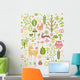 Seamless Forest Pattern Wall Decal