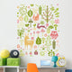 Seamless Forest Pattern Wall Decal