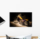 Chopper Motorcycle Wall Mural